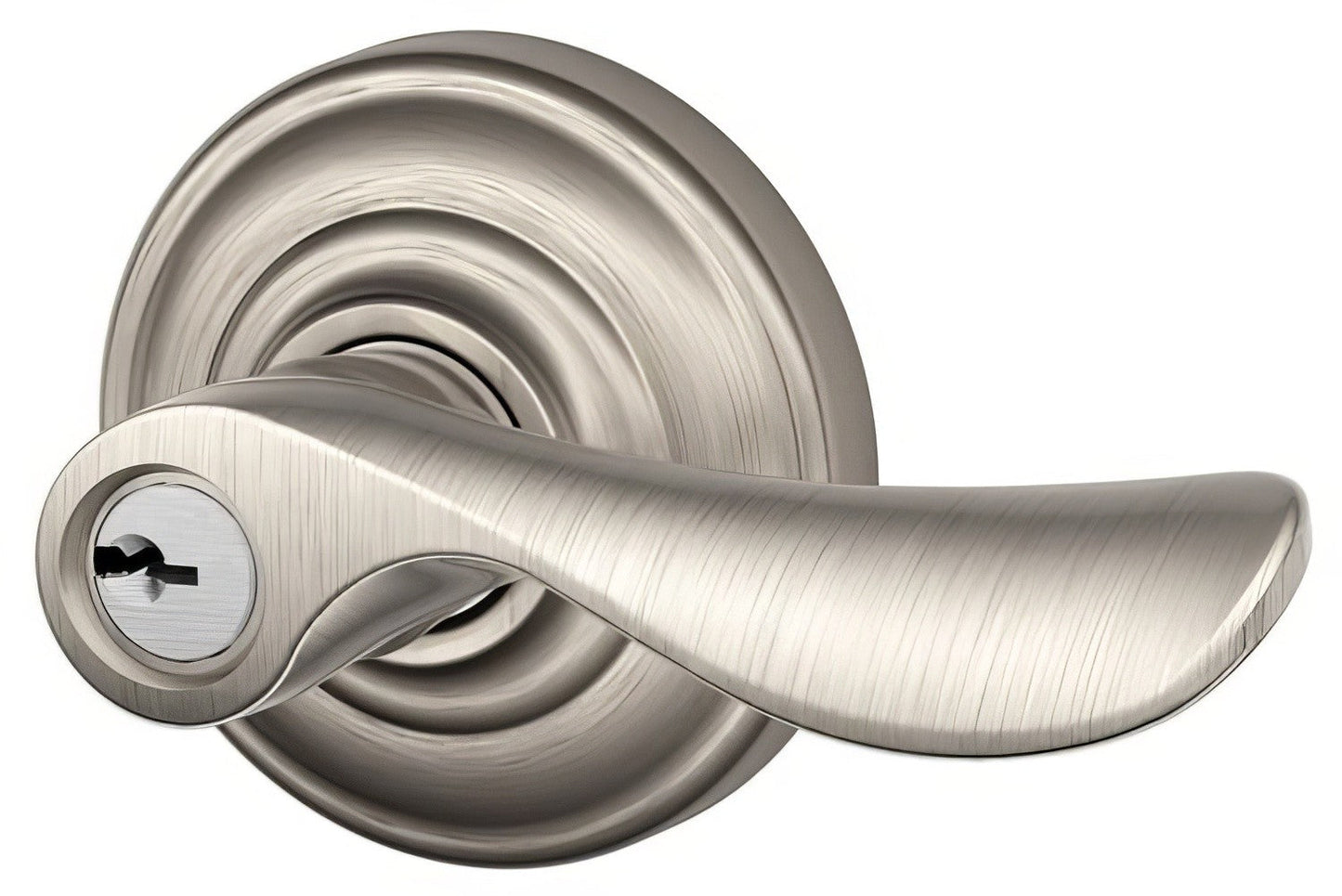 Schlage F80-CHP-AND-LH Champagne Storeroom Door Lever.