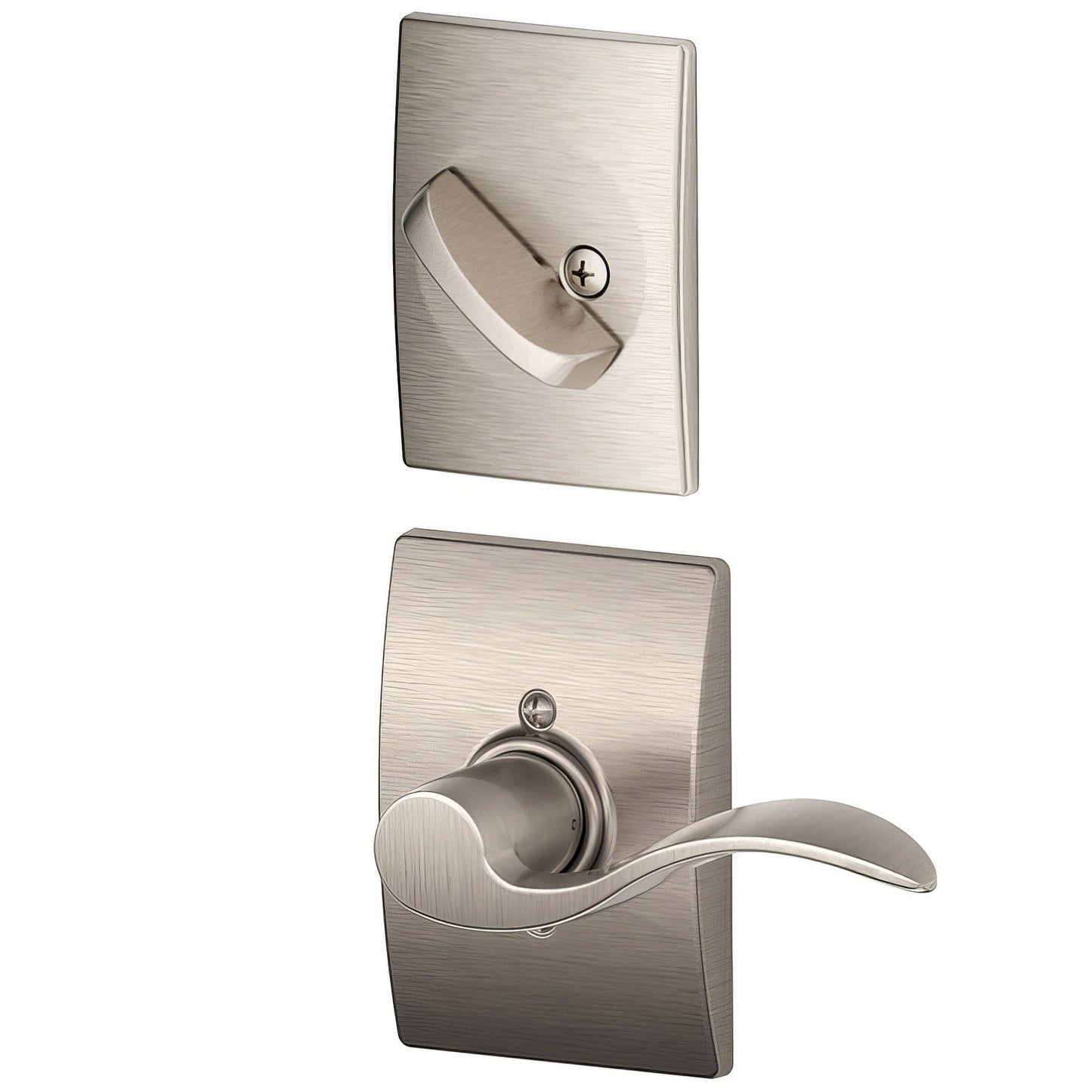 Schlage F94-ACC-CEN-LH F-Series Accent Lever Left Hand Dummy Interior Trm Pack