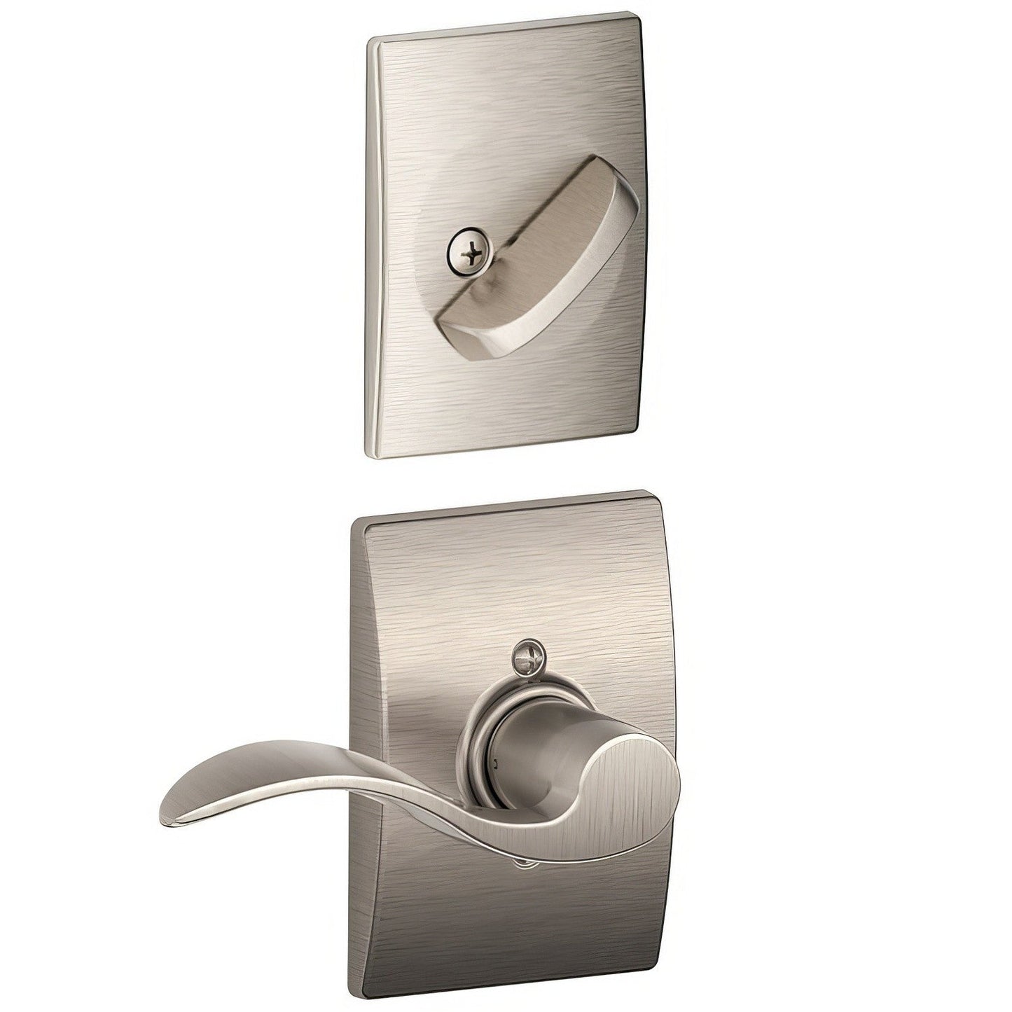 Schlage F94-ACC-CEN-RH F-Series Accent Door Lever Right Hand Dummy Interior Pack