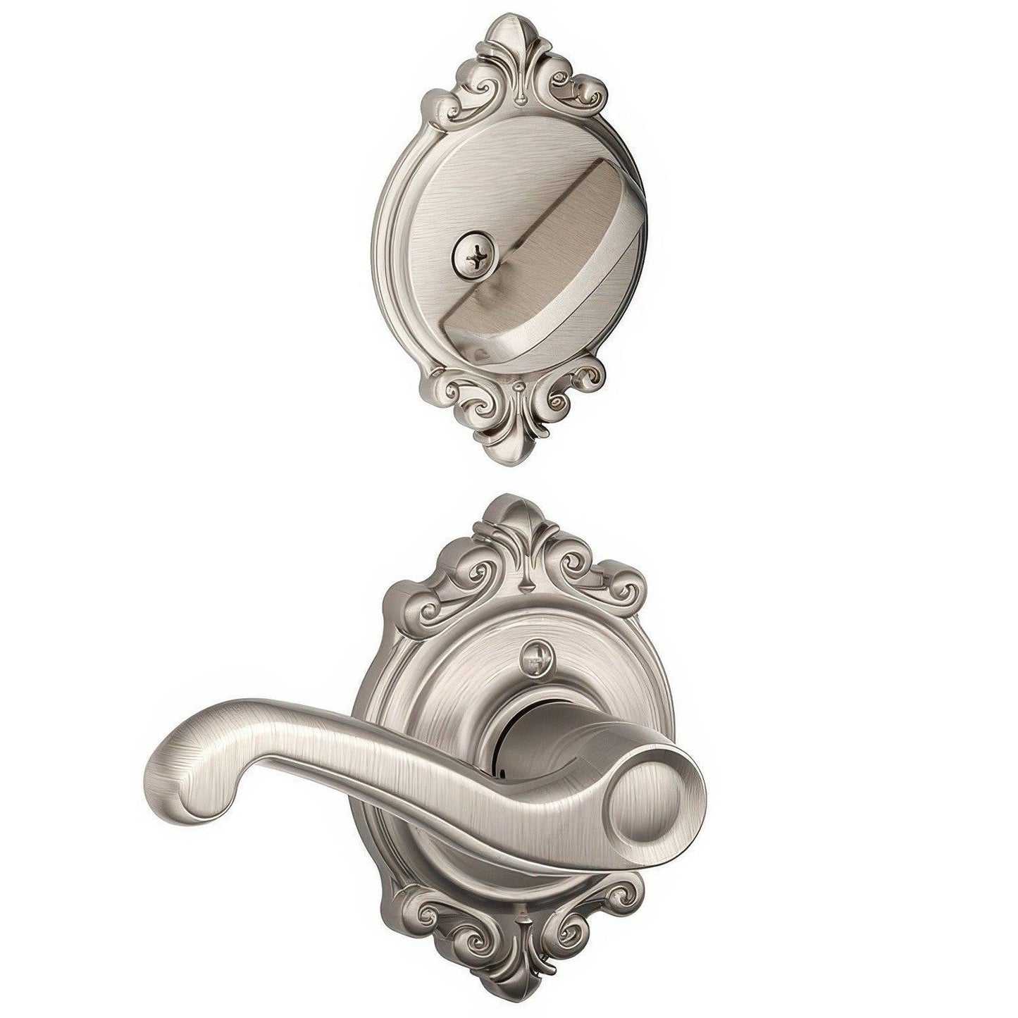 Schlage F94-FLA-BRK-RH Flair Lever Right Hand Dummy Interior Pack