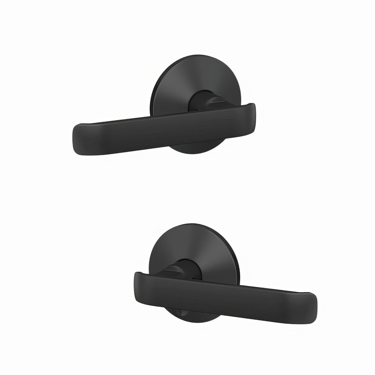 Schlage FC21CYB-KIN Clybourn Lever with Kinsler Rose Passage & Privacy Door Lever
