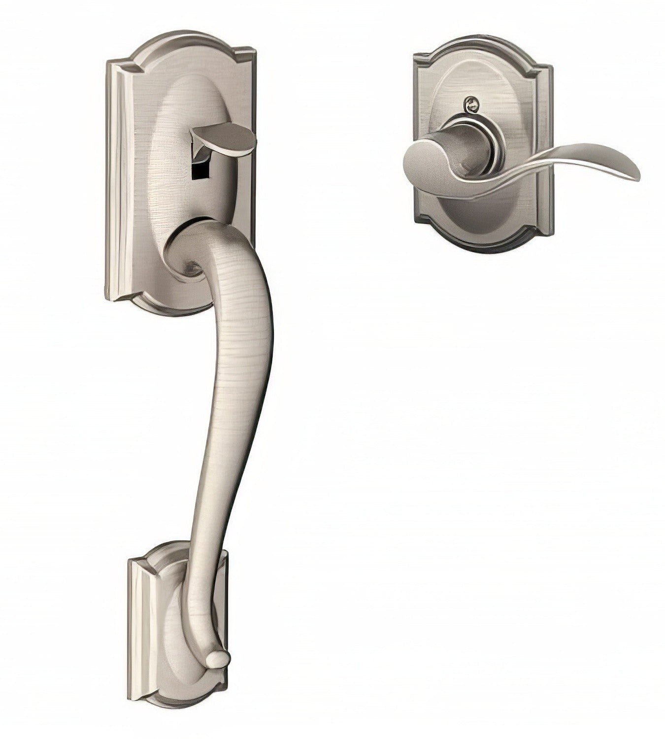 Schlage FE285-CAM-ACC-CAM-LH Camelot Lower Handleset for Electronic Keypad
