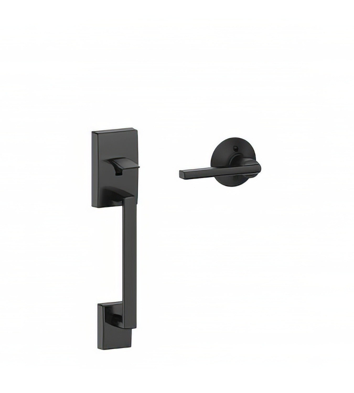 Schlage FE285-CEN-LAT Century Lower Handle Set for Electronic Keypad with Latitude Interior Lever