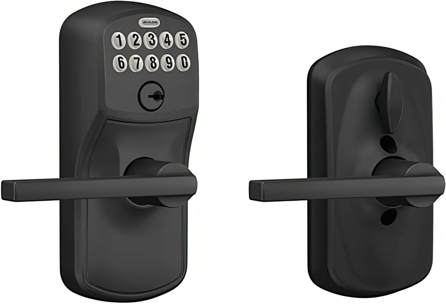 Schlage FE595-PLY-ACC Electronic Security Keypad Entry Door Lever