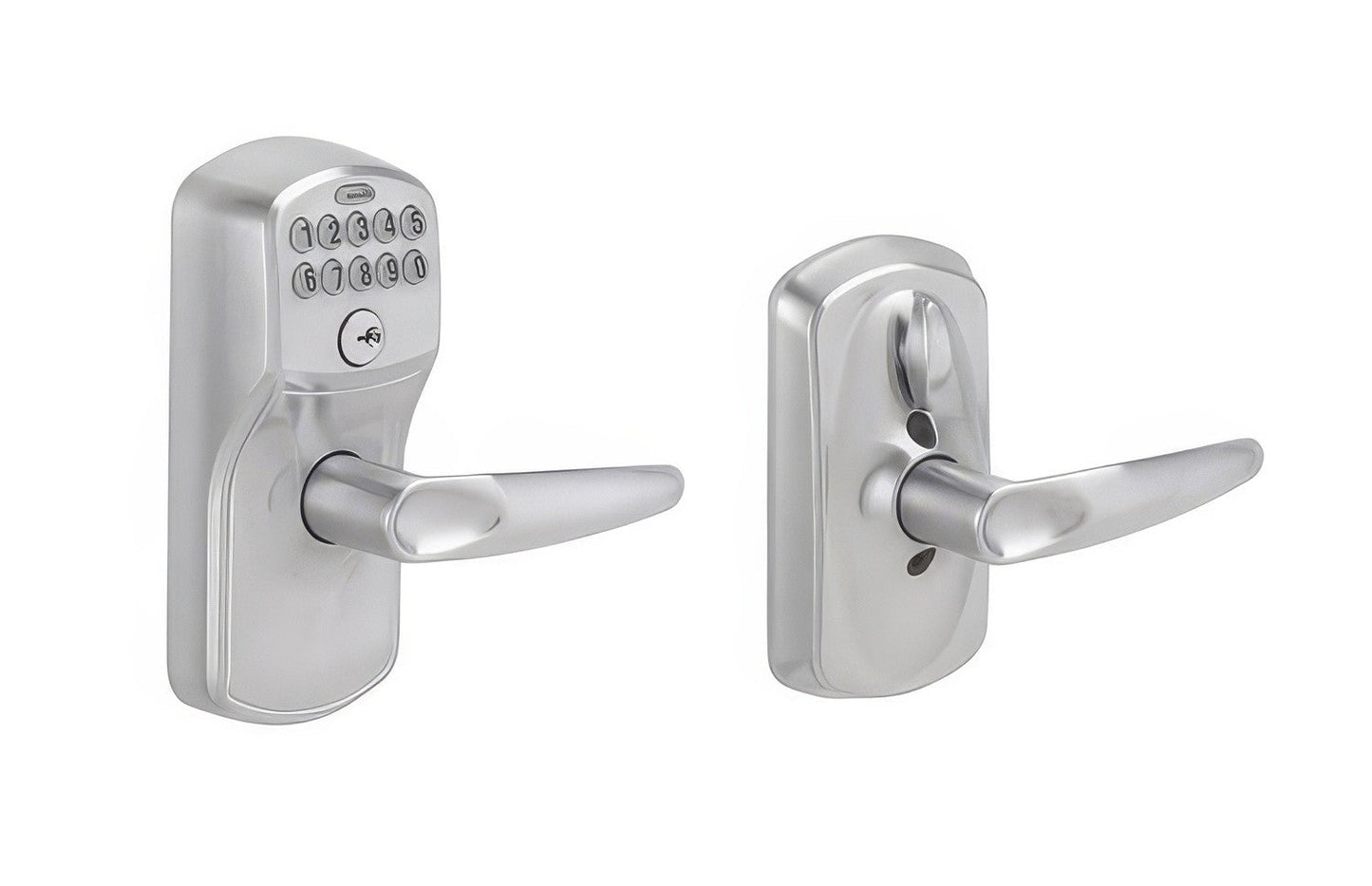 Schlage FE595PLY626JAZ Plymouth Keypad Entry Door Lever