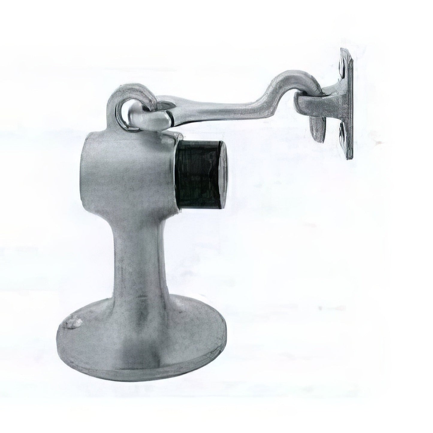 Ives FS446 3-3/4" Height Cast Brass Floor Door Stop with Manual Hold-Open Hook