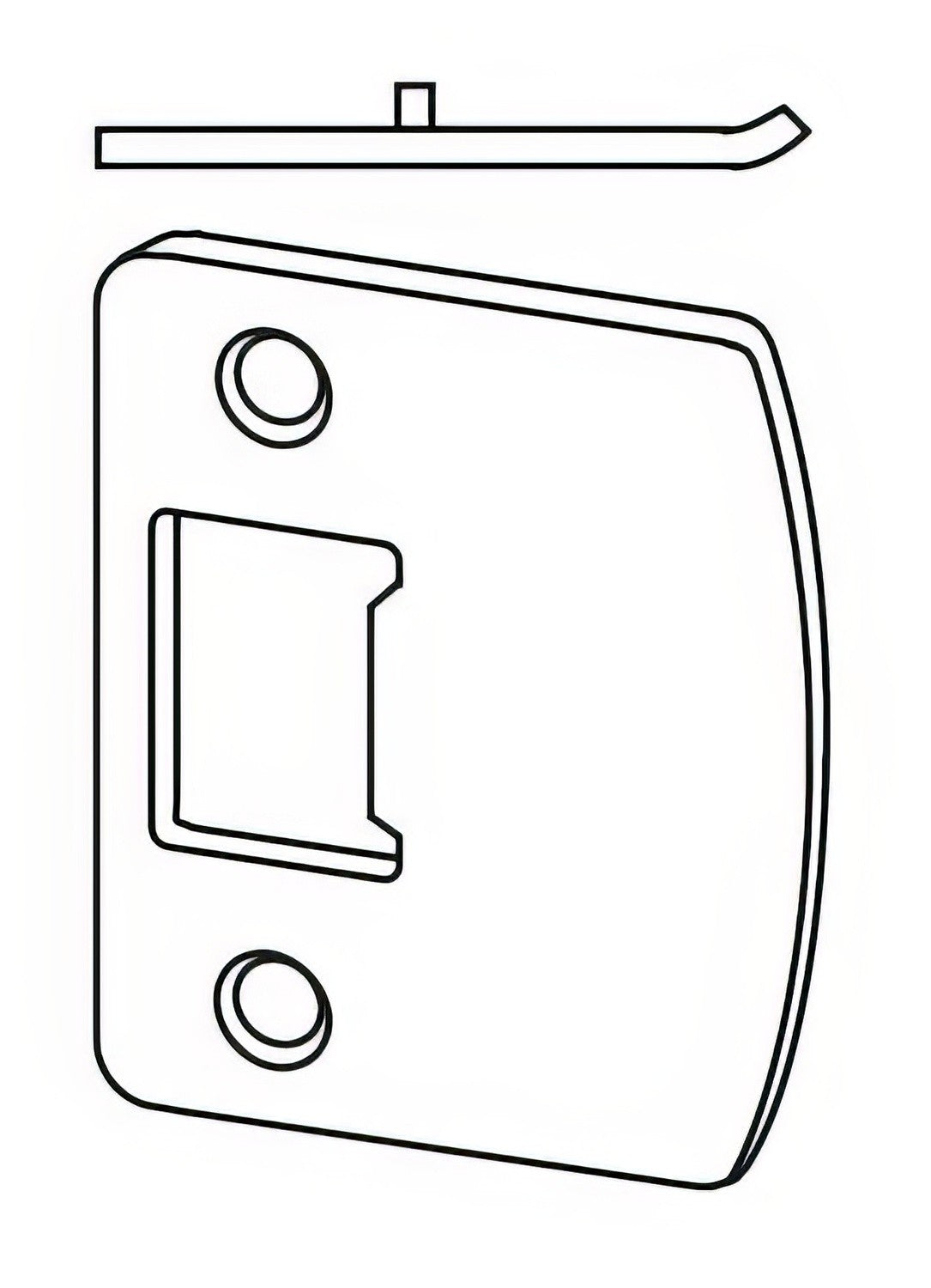 Dexter by Schlage J250009 Radius Full Lip Strike