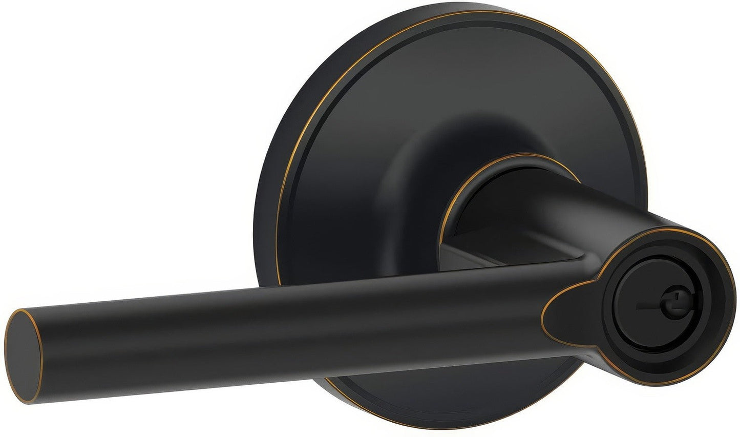 Dexter by Schlage J54-BRW Broadway Single Cylinder Keyed Entry Door Lever
