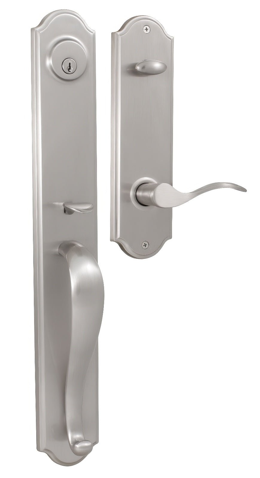 Weslock L6641-U-SL2D Philbrook Single Cylinder Handleset with Bordeau Left Hand Door Lever