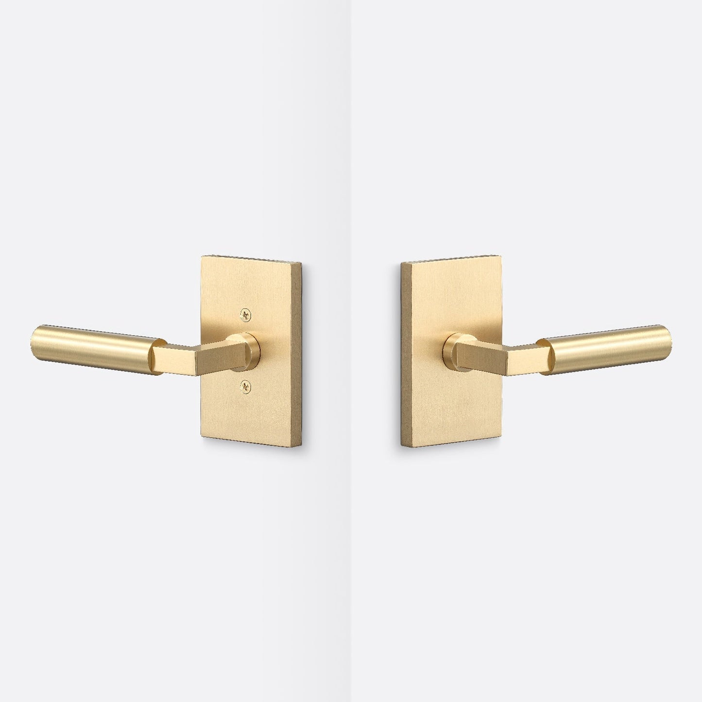 Sure-Loc LV101-GRIP-SM Smooth Grip Passage Door Lever with Levanto Rosette.