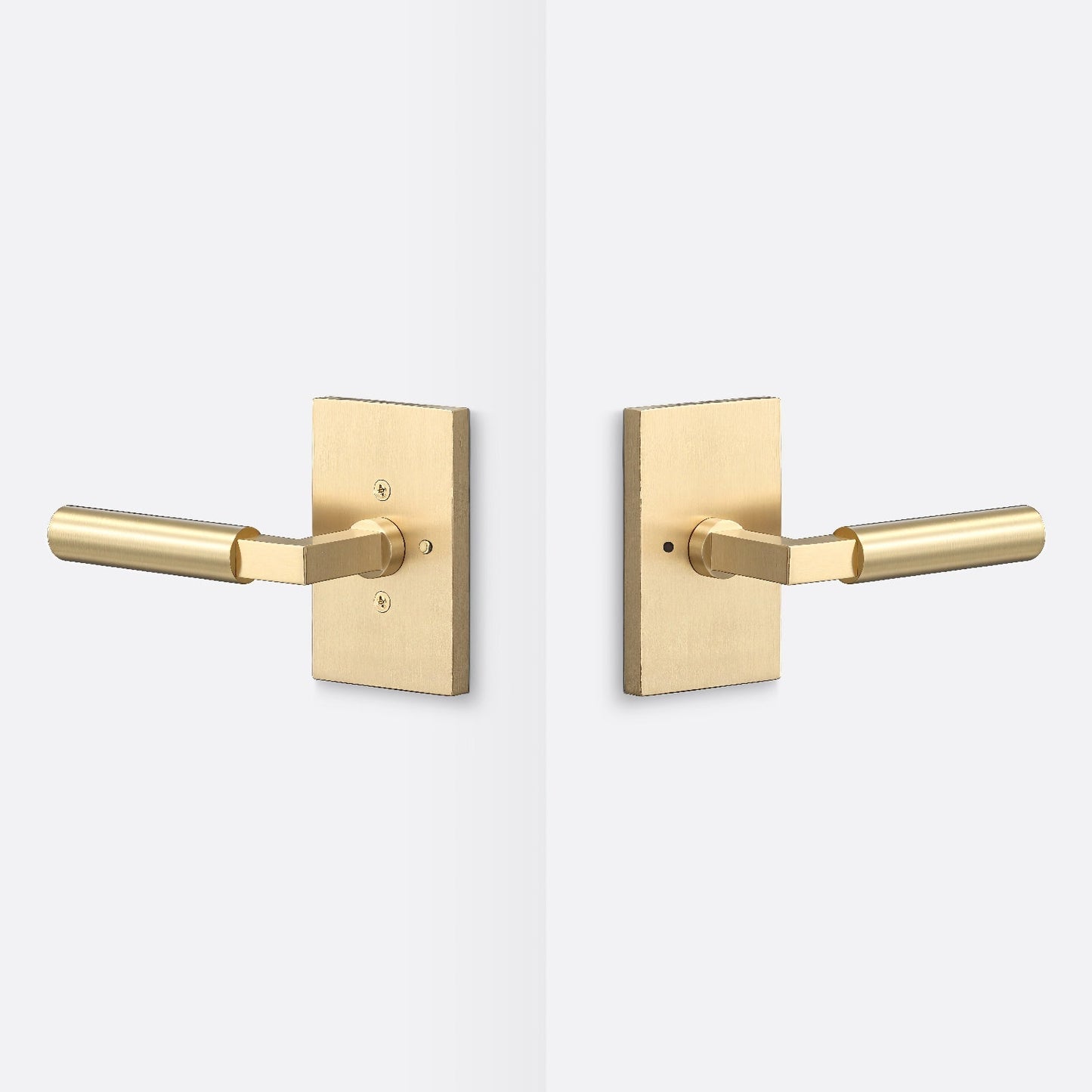 Sure-Loc LV102-GRIP-SM Smooth Grip Privacy Door Lever with Levanto Rosette.