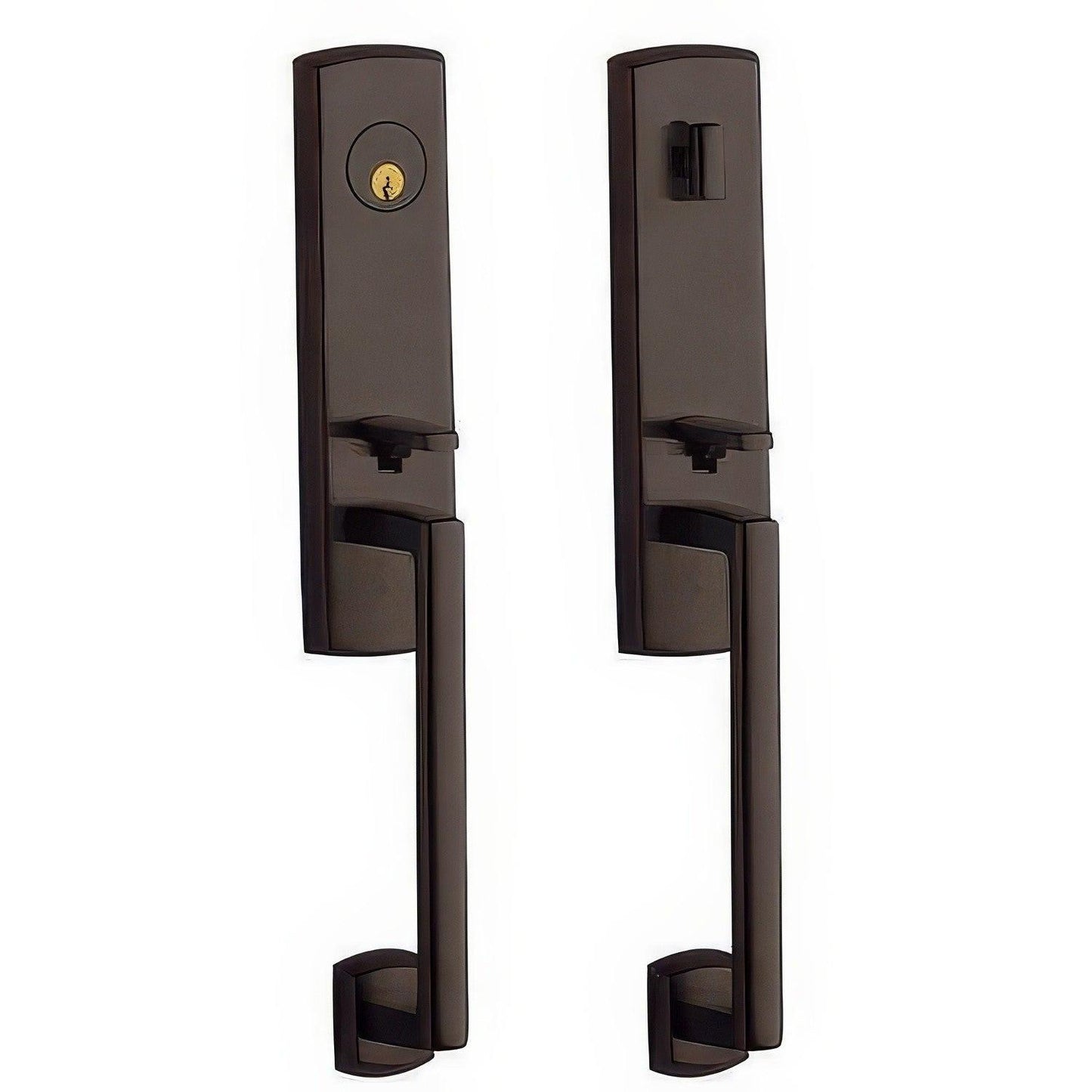 Baldwin M516.BB75 Soho Single Cylinder Mortise Entry Trim Set.