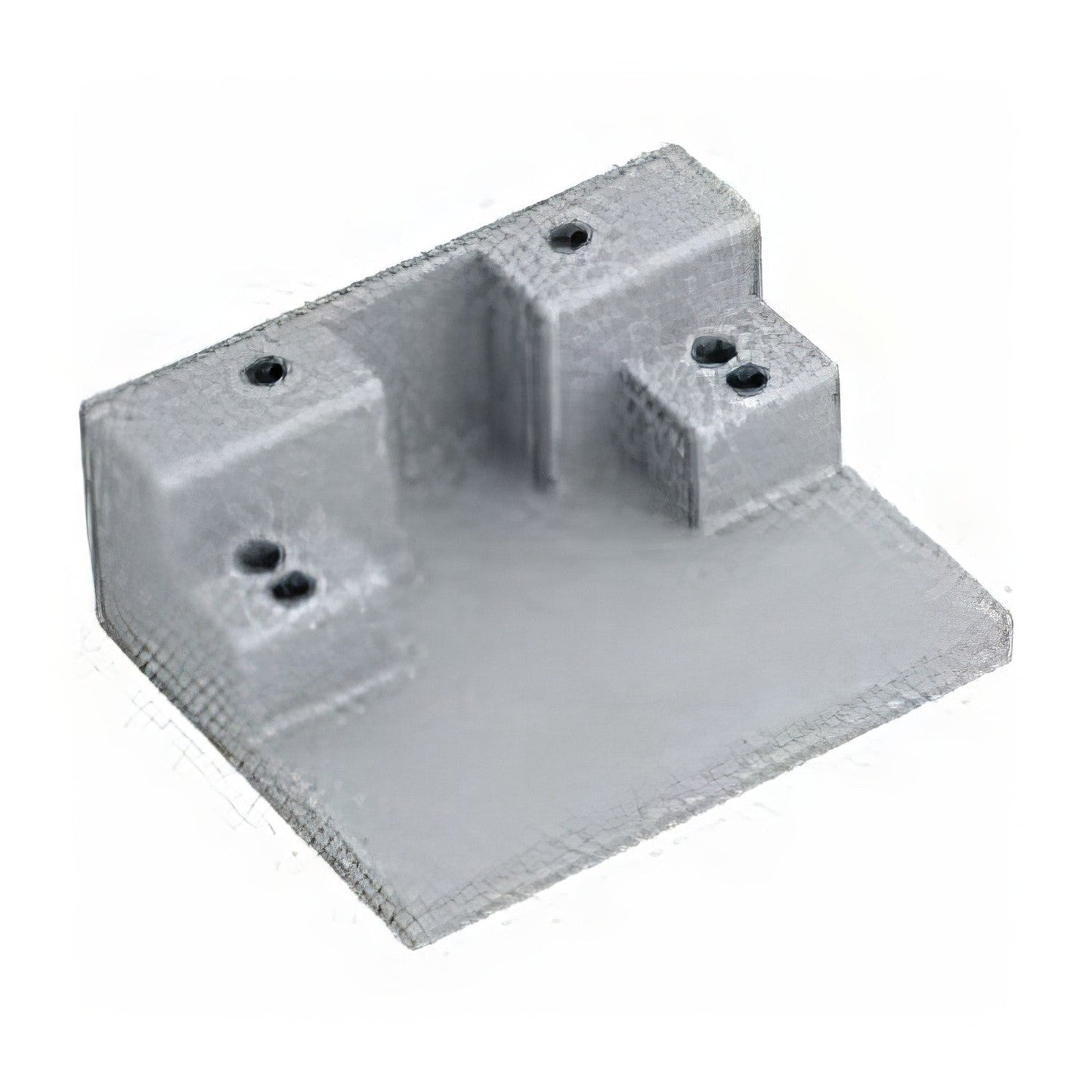 Ives MB2P Aluminum Door Coordinator Mounting Bracket 4" W x 3 1/4" W x 1-5/8" D