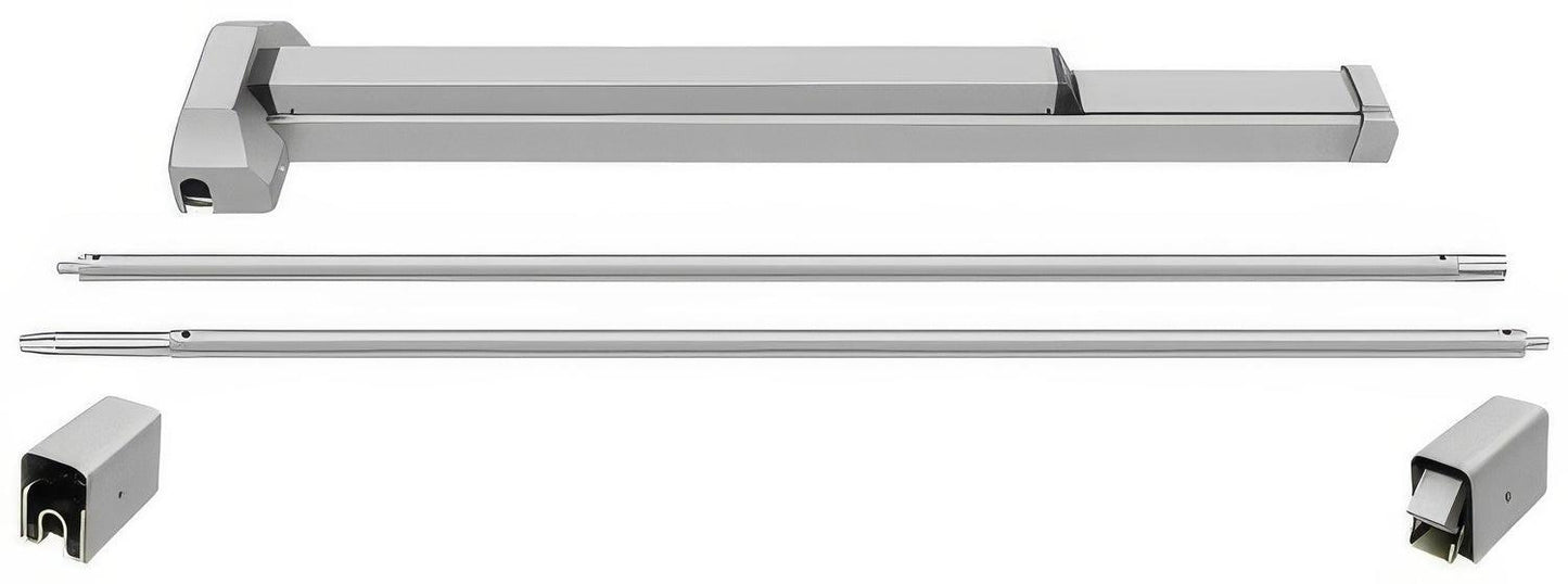 Deltana PDVR36UL-AL 36" Fire Rated Vertical Rod Exit Device.