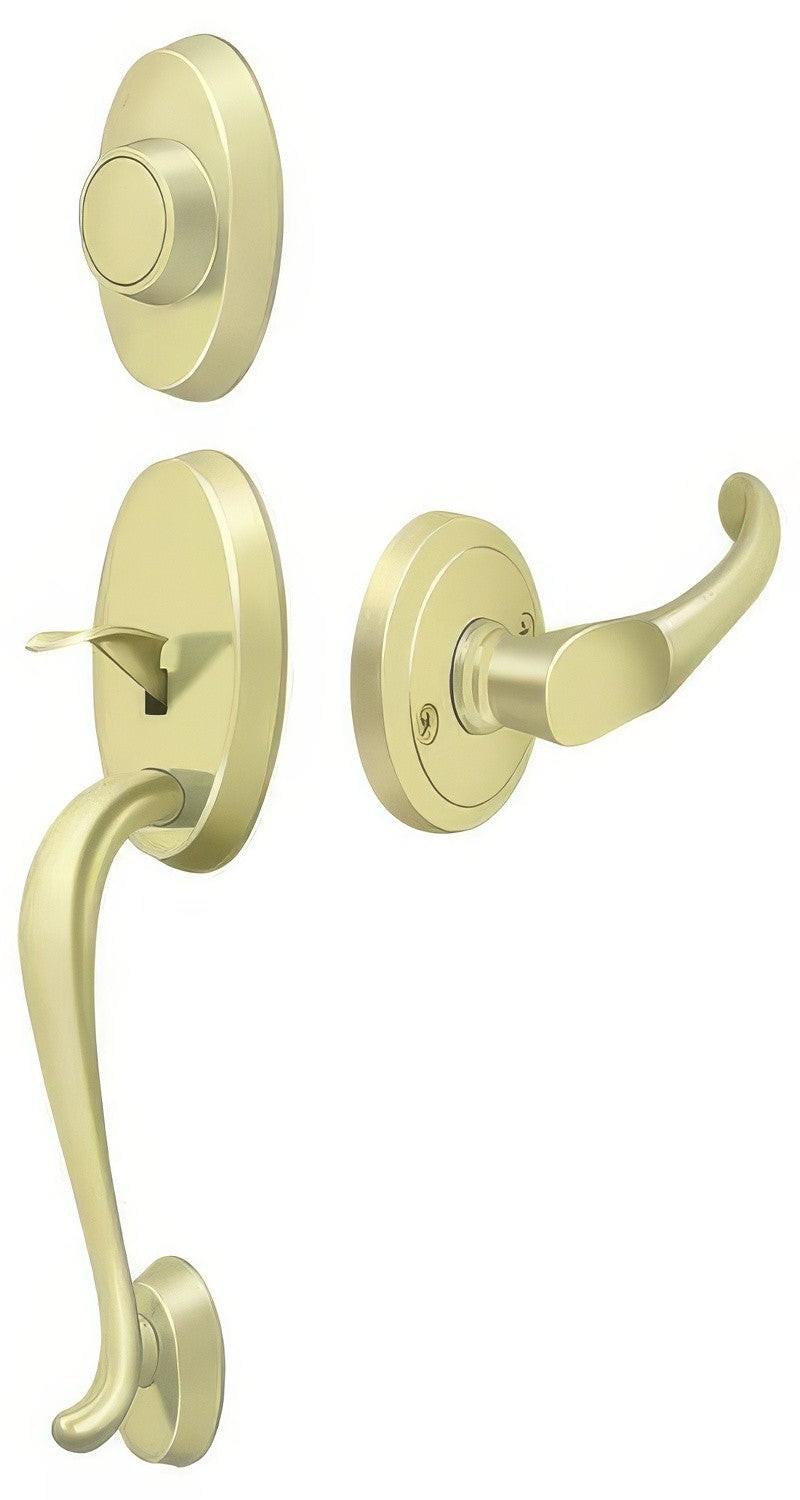 Deltana PRRHDCHU Riversdale Dummy Handleset with Chapelton Door Lever
