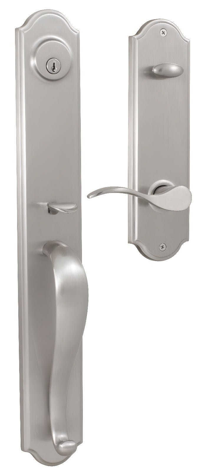 Weslock R6641-U-SL2D Philbrook Single Cylinder Handleset with Bordeau Right Hand Door Lever.