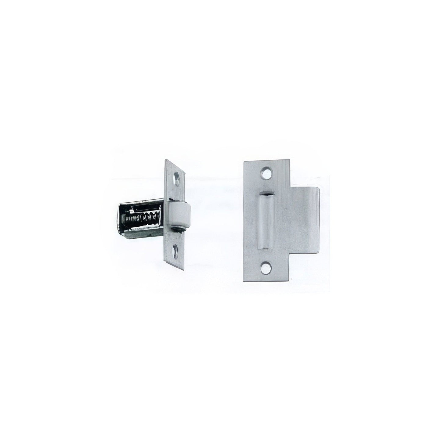 Ives RL3632D Stainless Steel Roller Latch 1-1/8" W x 2-3/4" L Strike Plate.