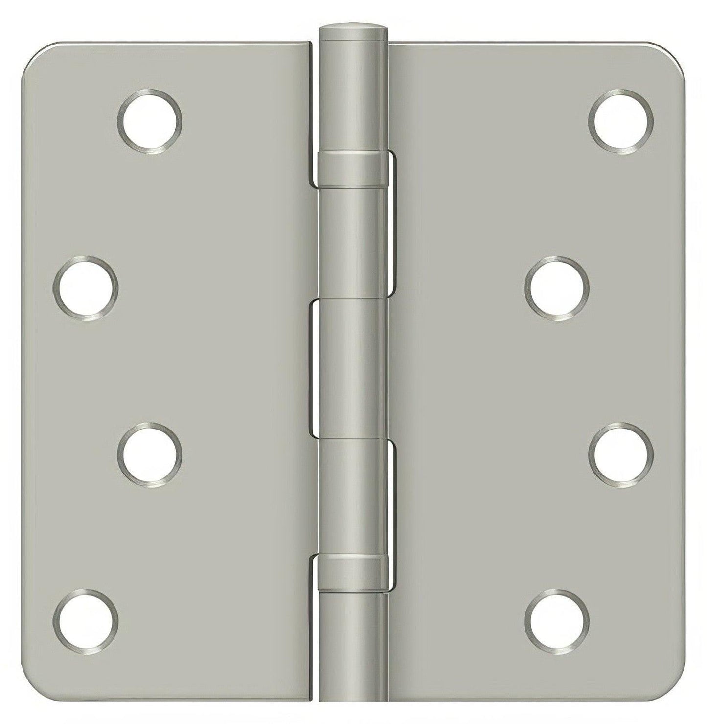 Deltana S44R4BB 4" x 4" Ball Bearing 1/4" Radius Corner Door Hinge - Pair