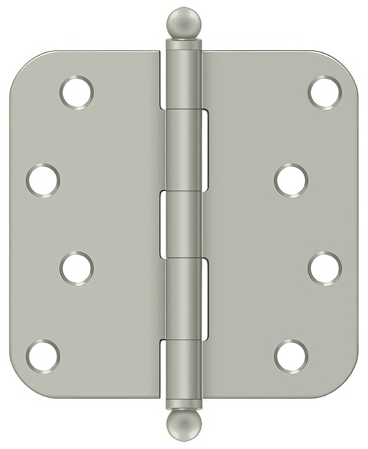 Deltana S44R5-BT 4" x 4" Plain Bearing 5/8" Radius Corner Door Hinge - Pair