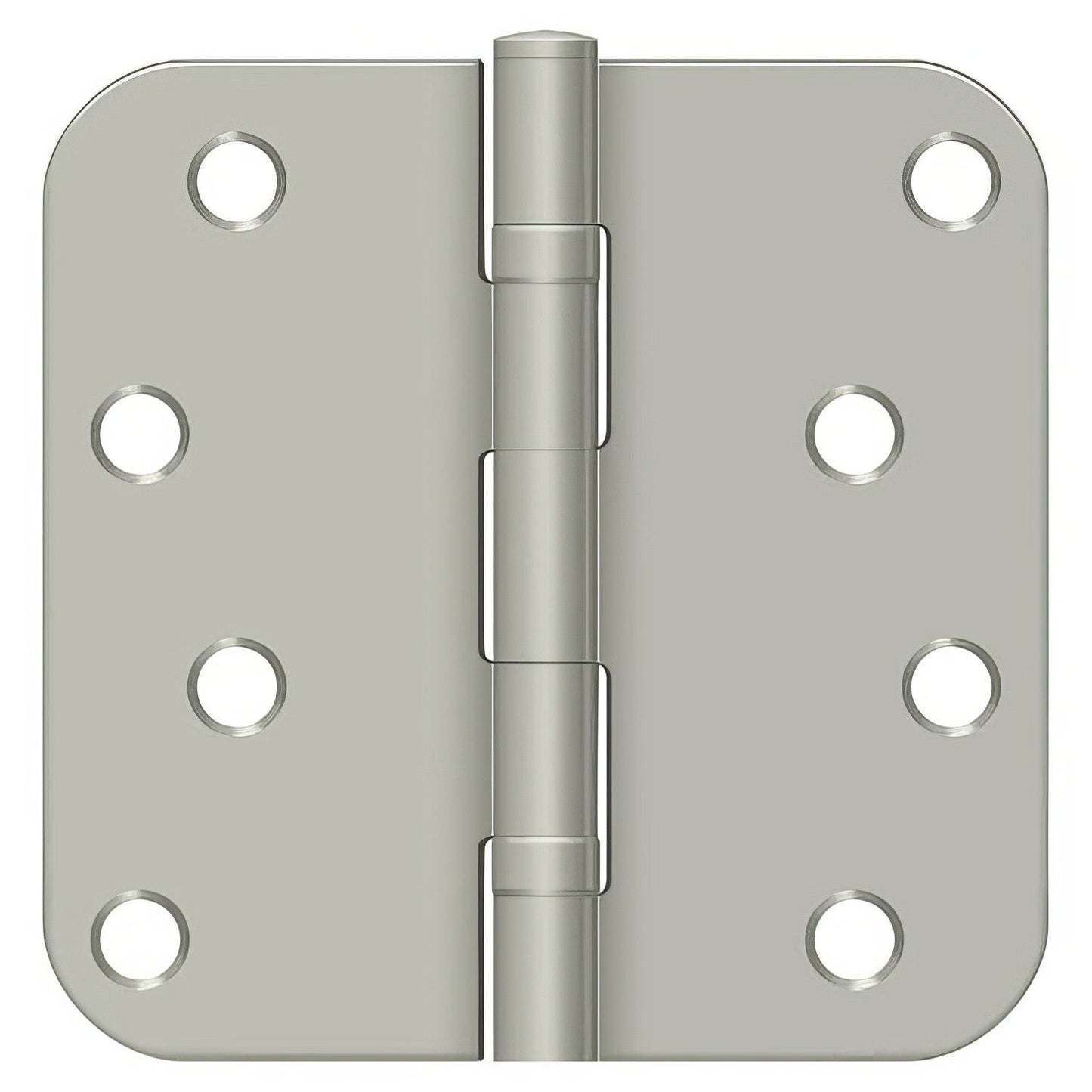 Deltana S44R5BB 4" x 4" Ball Bearing 5/8" Radius Corner Door Hinge - Pair