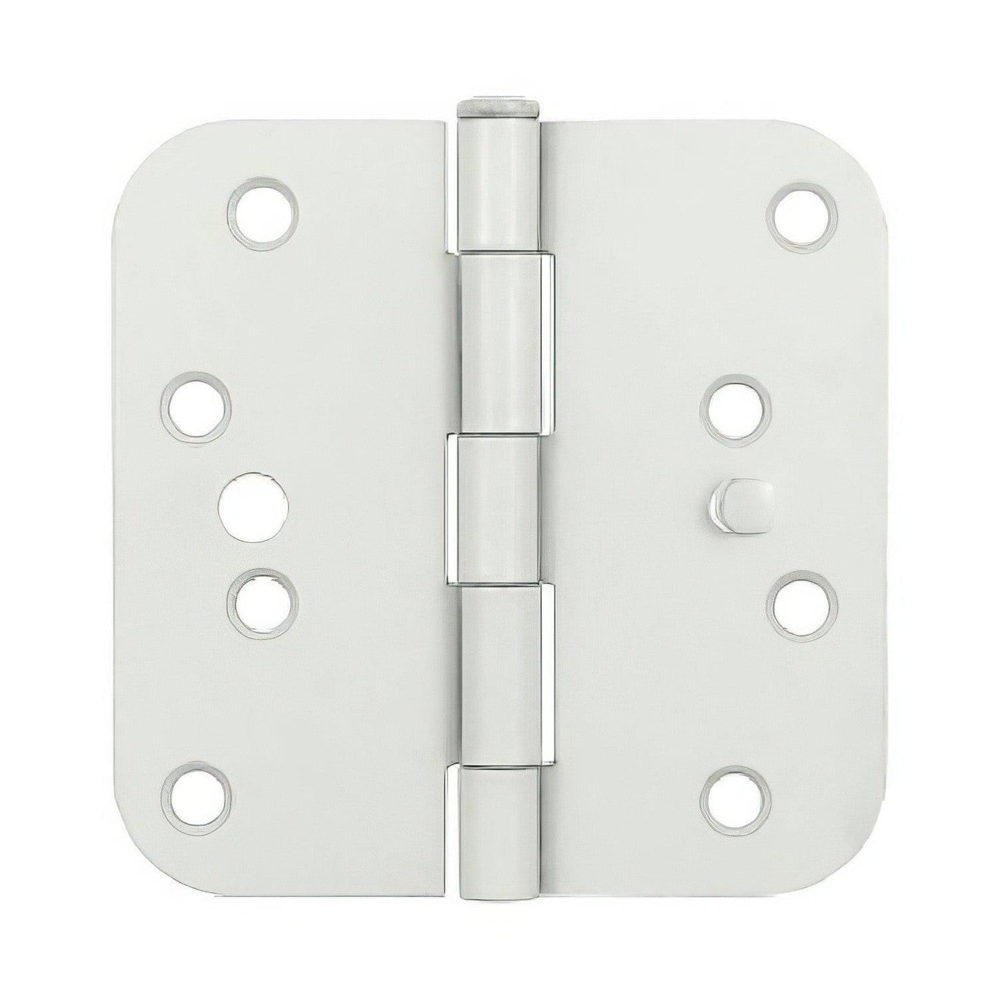 Deltana S44R5BK 4" x 4" x 5/8" Radius Steel Door Hinge