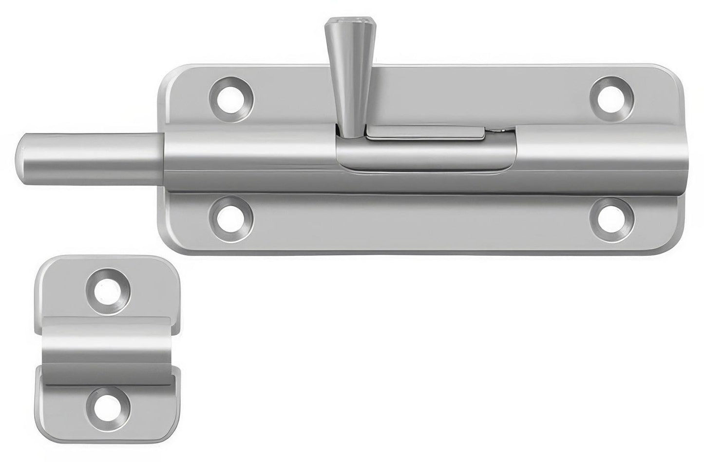 Deltana SB35U32D 3-1/2" Stainless Steel Spring Bolt.