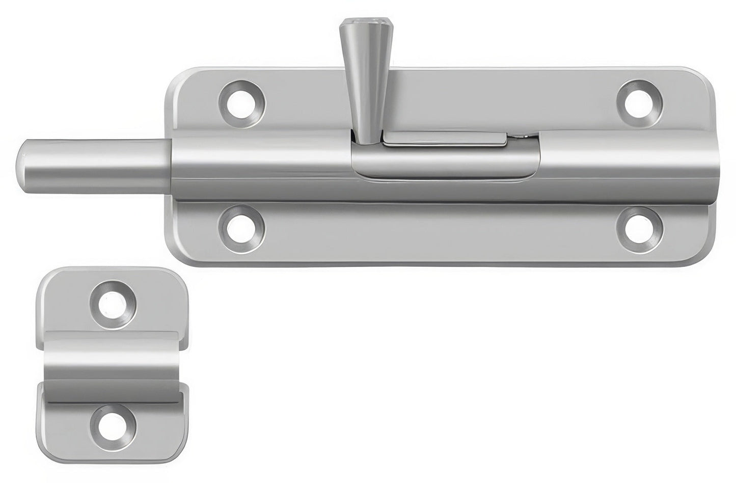 Deltana SB35U32D 3-1/2" Stainless Steel Spring Bolt