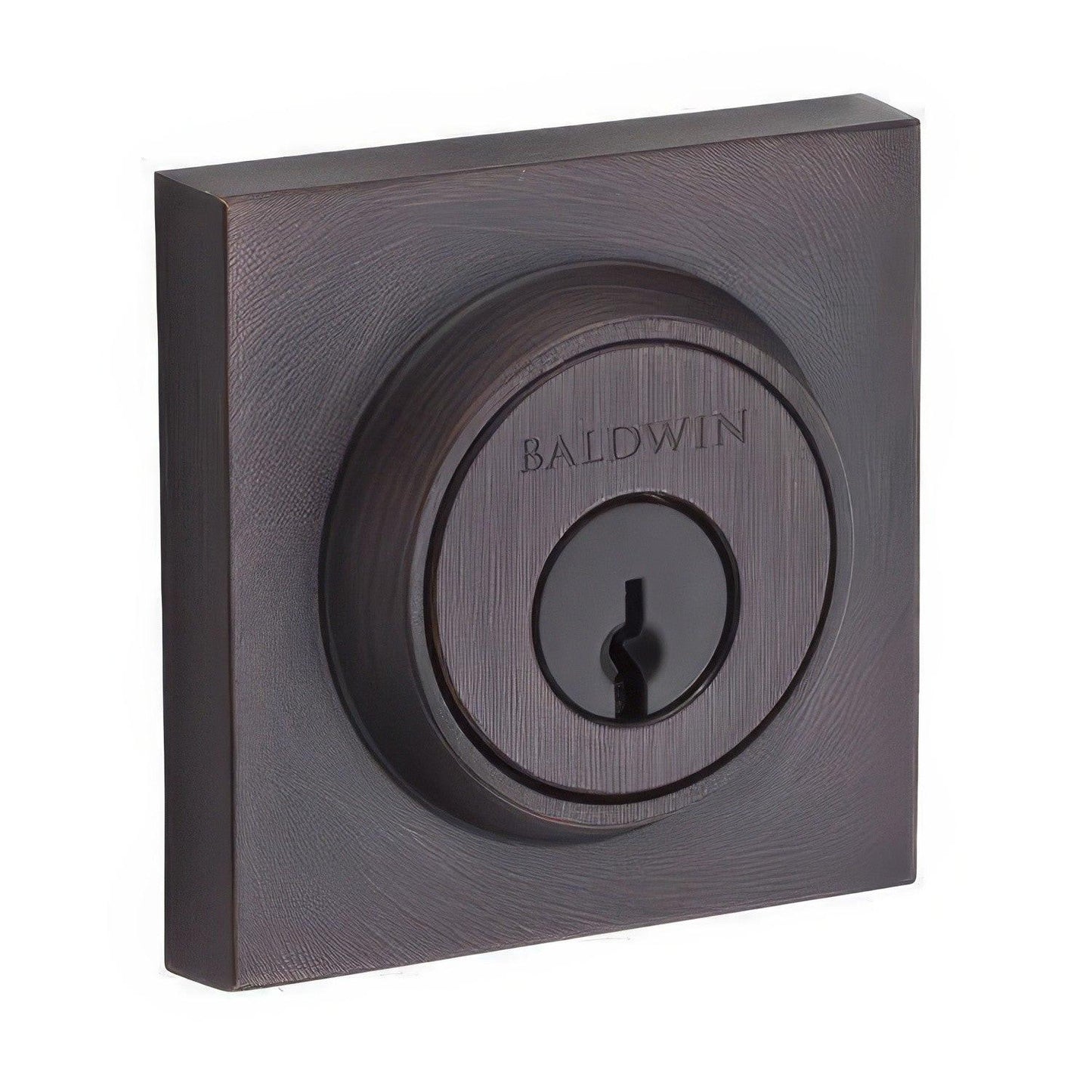 Baldwin SC.CSD Contemporary Square Keyed Entry Single Cylinder Deadbolt