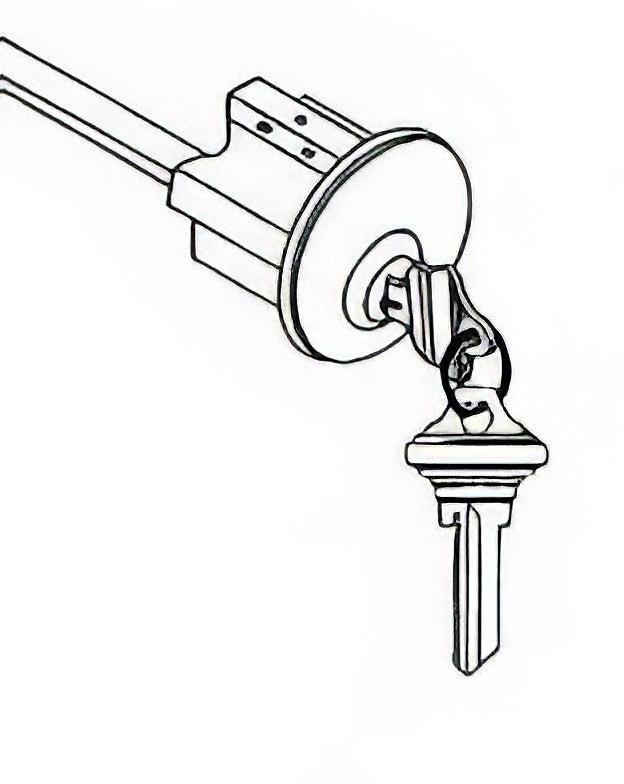 Better Home Products SKCCYLDBLT SC1 Low Profile Deadbolt Cylinder Assembly with 2 Keys.