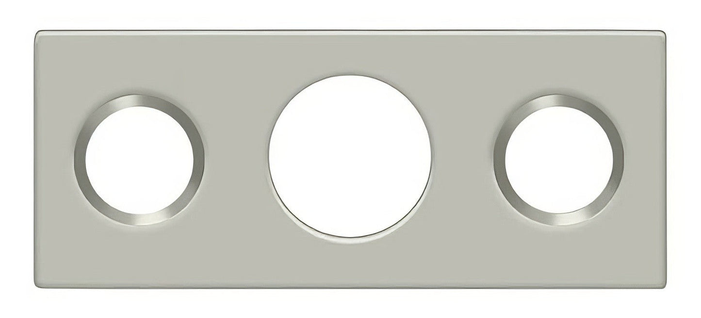 Deltana SP7FBR 1-1/2" x 5/8" Strike Plate for 7" Flush Bolt