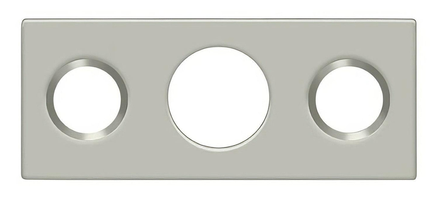Deltana SP7FBR 1-1/2" x 5/8" Strike Plate for 7" Flush Bolt