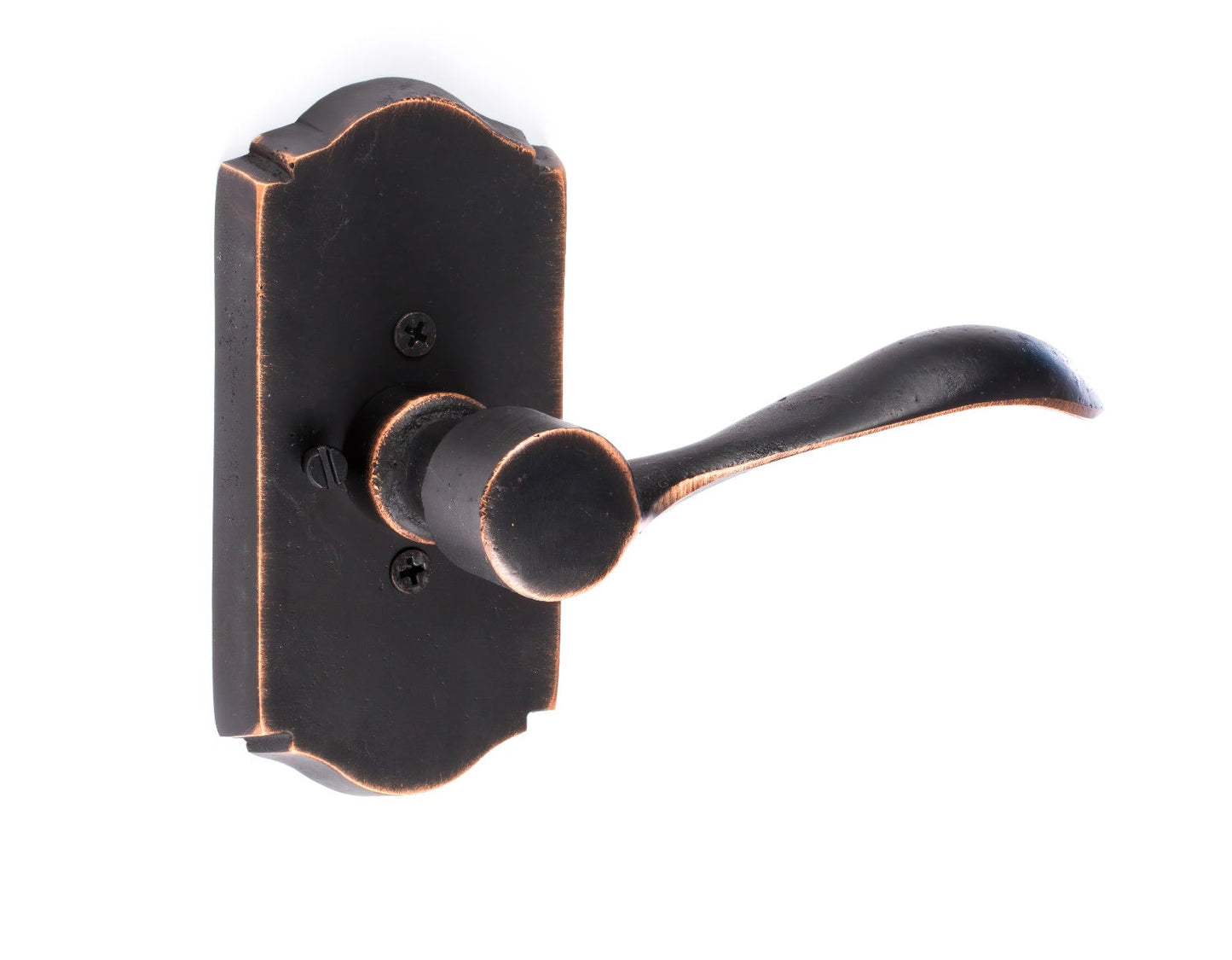 Sure-Loc SS102 11P RH Sandstone Right Hand Privacy Door Lever in Vintage Bronze