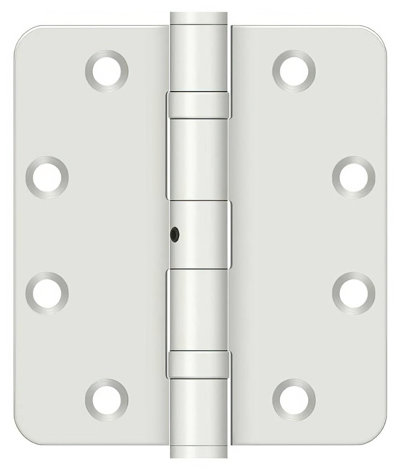 Deltana SS4540R4BNUSPW 4-1/2" x 4" Stainless Steel 1/4" Radius Corner Ball Bearing Door Hinge NRP