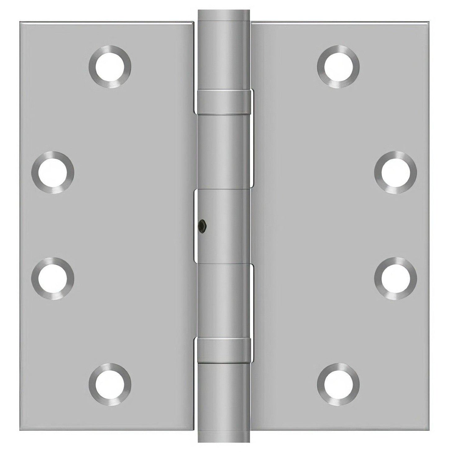 Deltana SS45NBU 4-1/2" x 4-1/2" Stainless Steel Square Corner Ball Bearing Door Hinge NRP