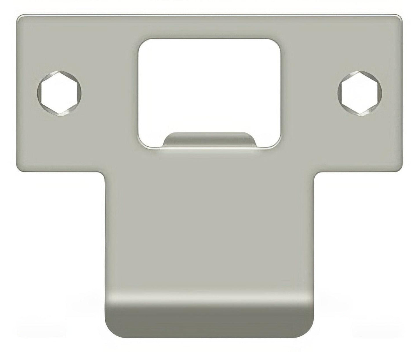 Deltana TSPE225 2-3/4" x 2-3/8" Extended Lip T-Strike Plate