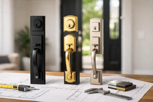 Front Door Handleset Size Guide