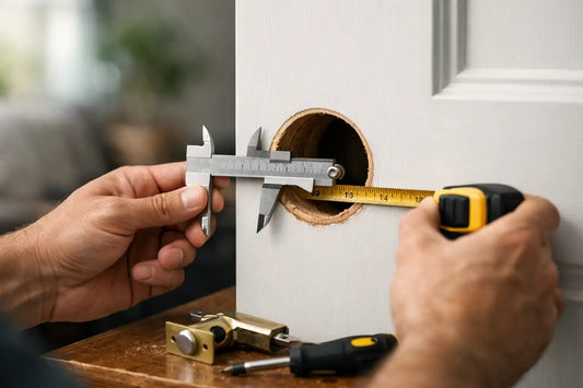 How to Measure Door Bore Hole Correctly