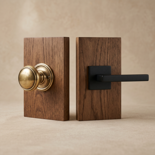 Knob vs. Lever: Which Door Handle Style Fits Your Home (and Code Requirements)