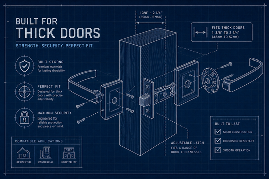 The Complete Guide to Thick Door Hardware