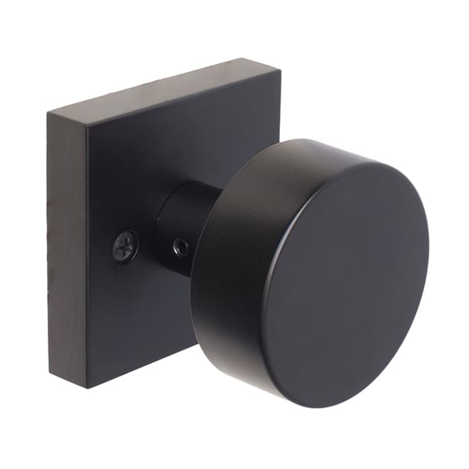 Weslock 0070542--0020 Mesa Knob Half Dummy Lock Matte Black Finish.