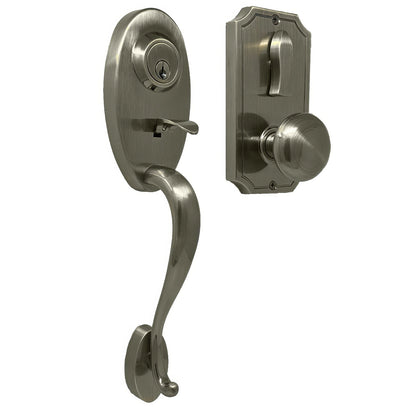 Weslock 01441-I-SL2D Bordeau Panic Proof Keyed Entry with Impresa Door Knob