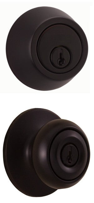 Weslock 02271GGFR22 Combo Hudson Keyed Entry and Single Cylinder Deadbolt