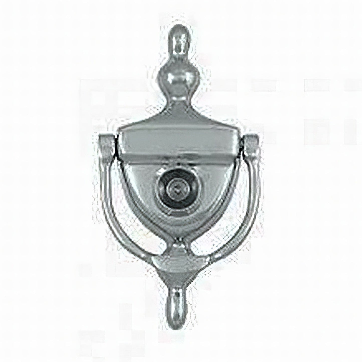 Ives 0231252U Solid Brass Door Knocker with Viewer