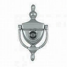 Ives 0231252U Solid Brass Door Knocker with Viewer