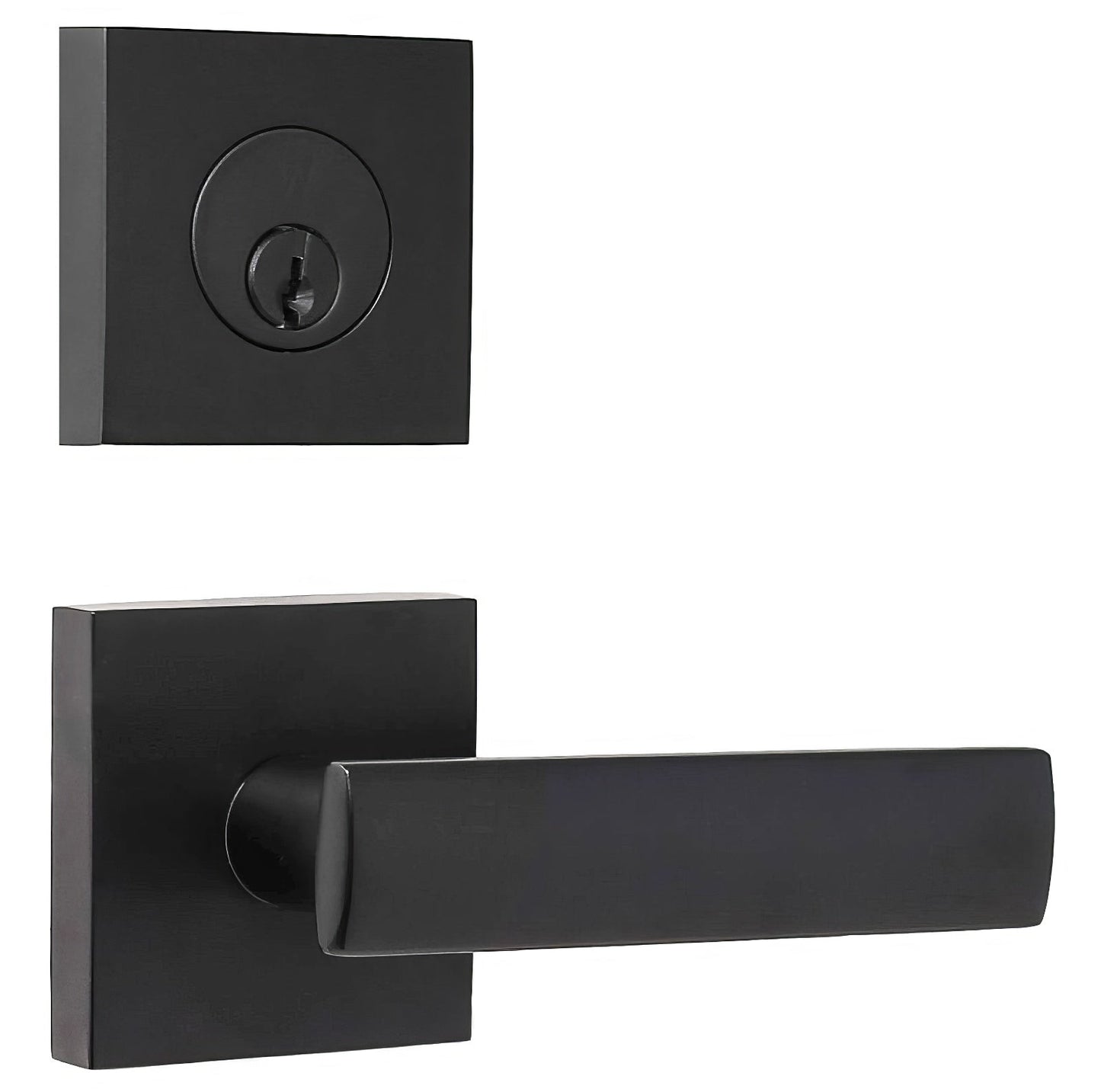 Weslock 027703-3-FR22 Single Cylinder Deadbolt with Utica Passage Door Lever