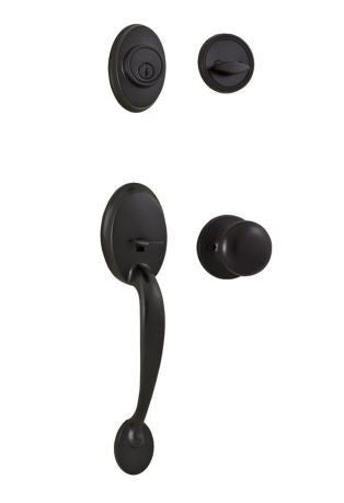 Weslock 02810-SFR2D Hillcrest Single Cylinder Handleset with Salem Knob