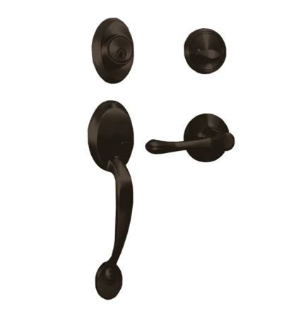 Weslock 02810-VFR2D Hillcrest Single Cylinder Handleset with Somerset Lever