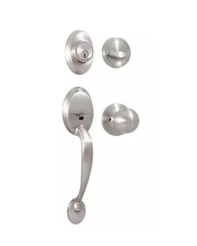 Weslock 02810-GFR2D Hillcrest Single Cylinder Handleset with Hudson Knob