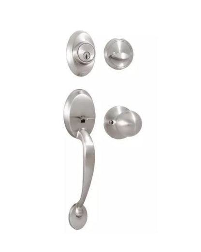 Weslock 02810-GFR2D Hillcrest Single Cylinder Handleset with Hudson Knob
