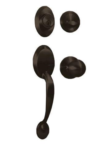 Weslock 02815-G0020 Hillcrest Dummy Handleset with Hudson Knob